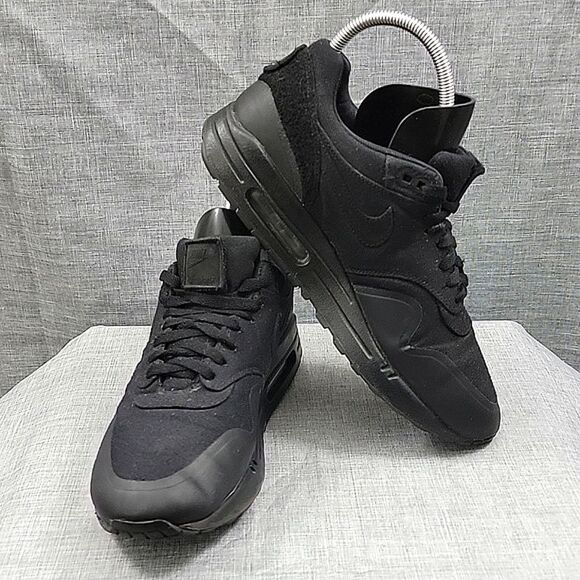 Nike Air Max 1 SP Patches Black Men\'s 9.5 2014 Triple USA canvas one 704901-001 main image 7